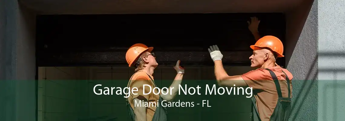Garage Door Not Moving Miami Gardens - FL